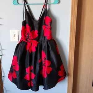Black and Red Dress